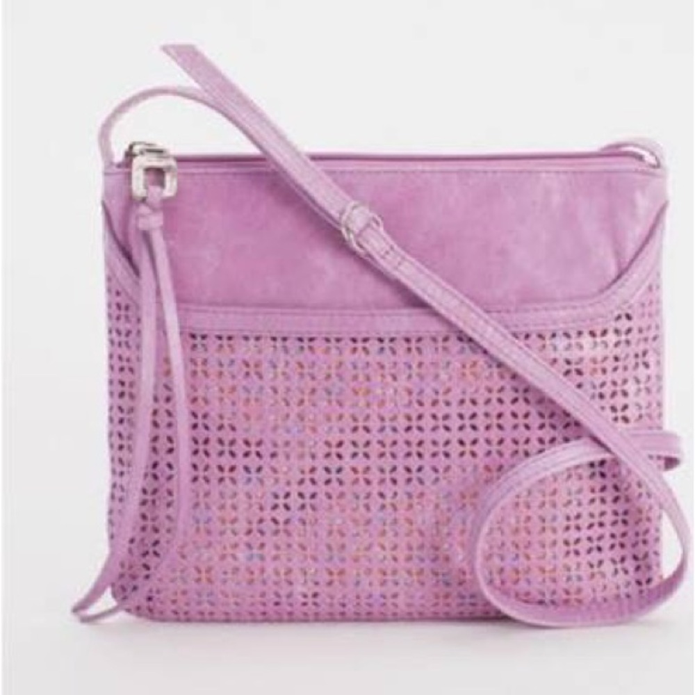 HOBO Liza Crossbody Bag with Perforated Design